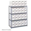 Safco Steel Pack Archival Shelving, 69w x 33d x 84h, Gray 5260